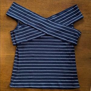 Cupcakes & Cashmere criss cross top